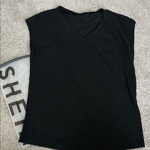 SHEIN Classic Black Tee